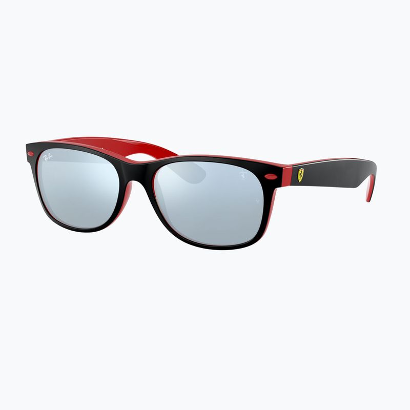 Ochelari de soare Ray-Ban RB2132M Scuderia black/silver flash 4