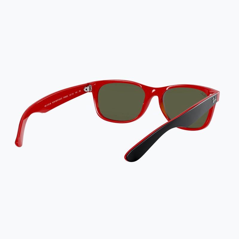 Ochelari de soare Ray-Ban RB2132M Scuderia black/silver flash 6
