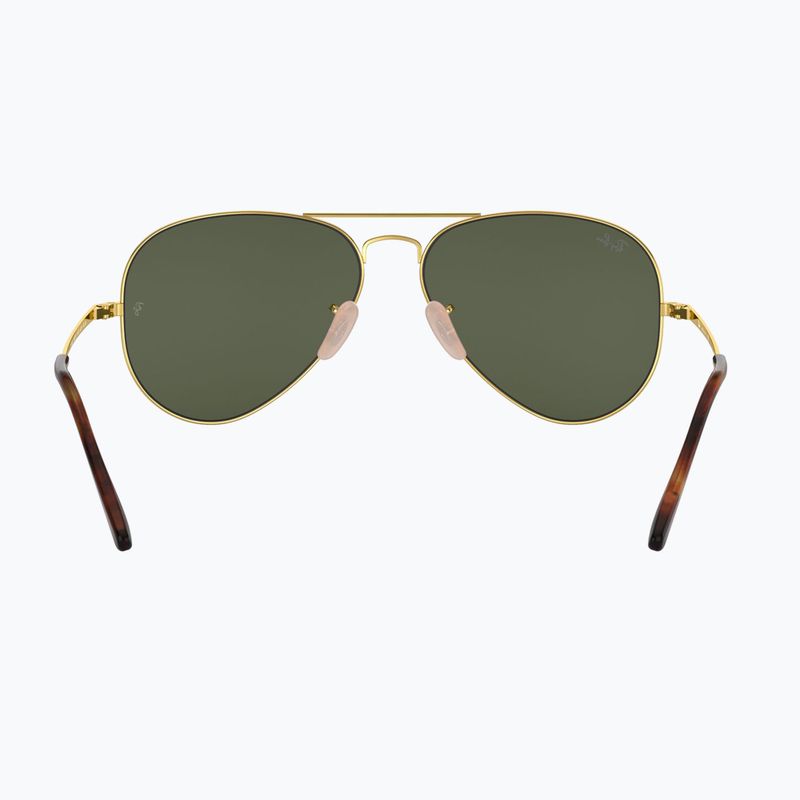 Ochelari de soare Ray-Ban Aviator Metal II gold arista/green g-15 5