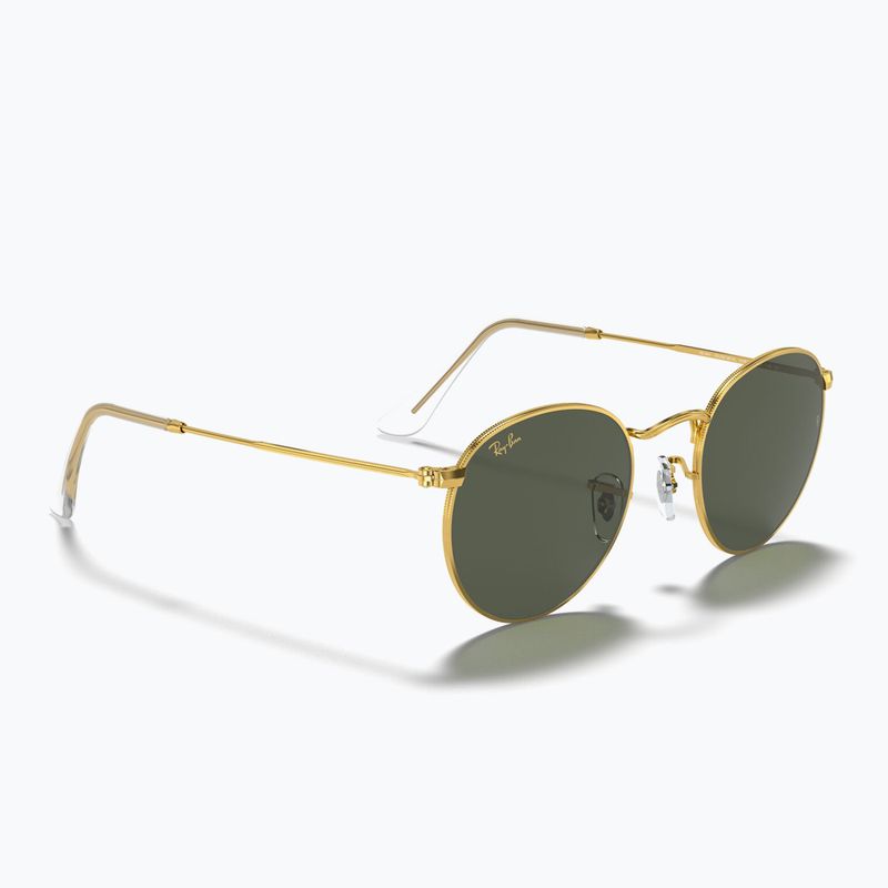 Ochelari de soare Ray-Ban Round Metal gold/green g-15 4