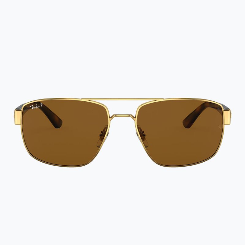 Ochelari de soare Ray-Ban RB3663 arista gold/brown 2