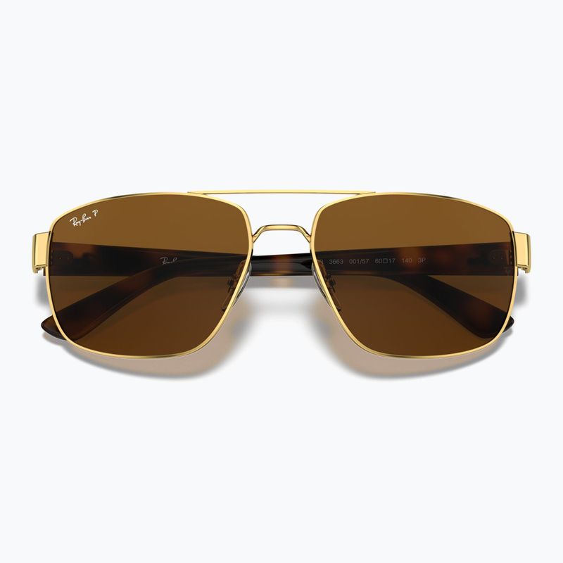 Ochelari de soare Ray-Ban RB3663 arista gold/brown 3
