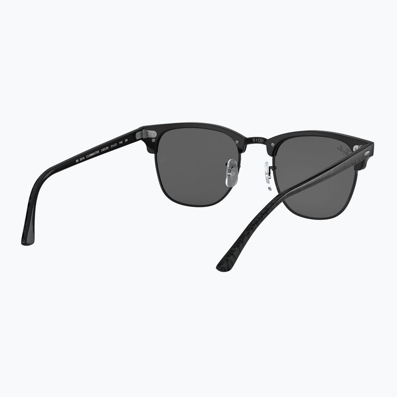 Ochelari de soare Ray-Ban Clubmaster Marble black/dark grey 6