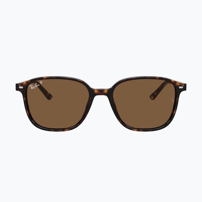 Ochelari de soare Ray-Ban Leonard tortoise/brown polarized 2
