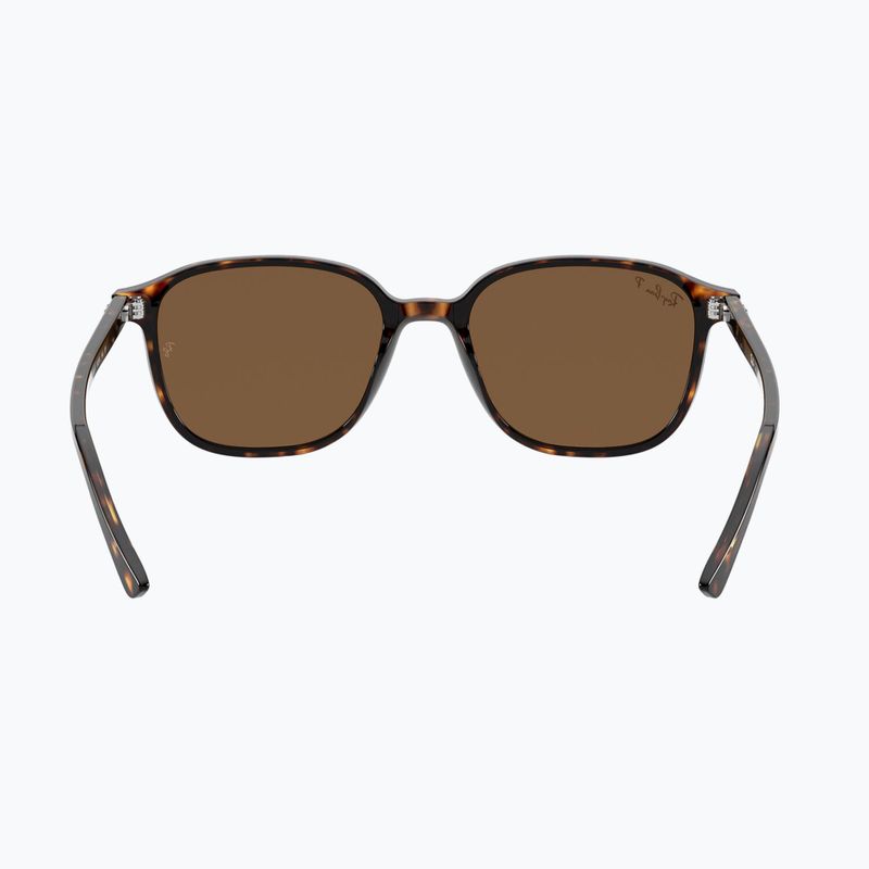 Ochelari de soare Ray-Ban Leonard tortoise/brown polarized 5
