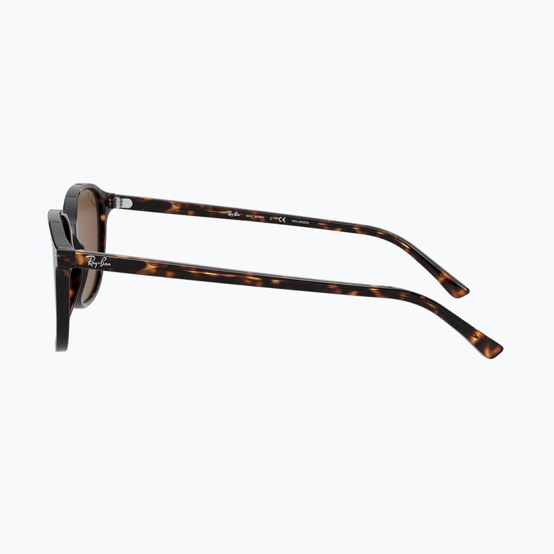 Ochelari de soare Ray-Ban Leonard tortoise/brown polarized 7
