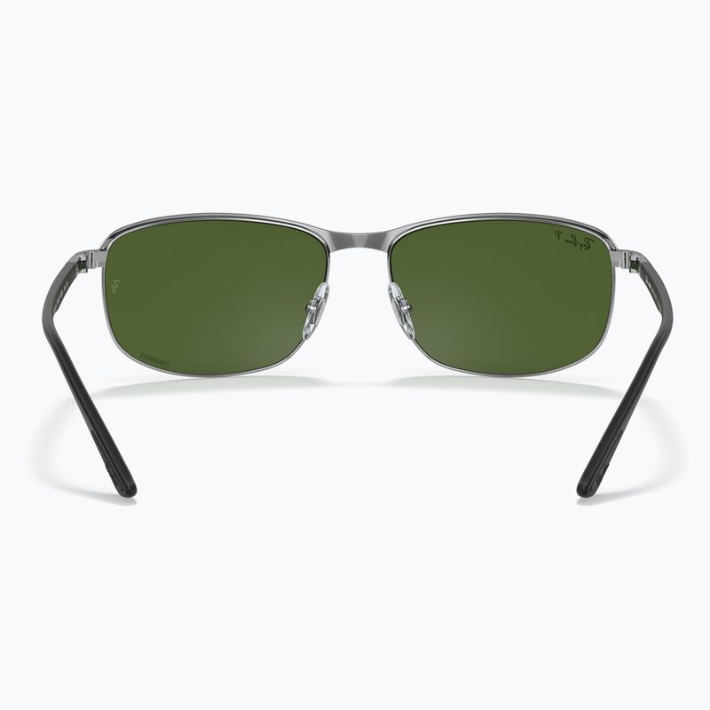 Ochelari de soare Ray-Ban Rb3671 Polarized+ Lenses black silver/dark green polarized+ 5