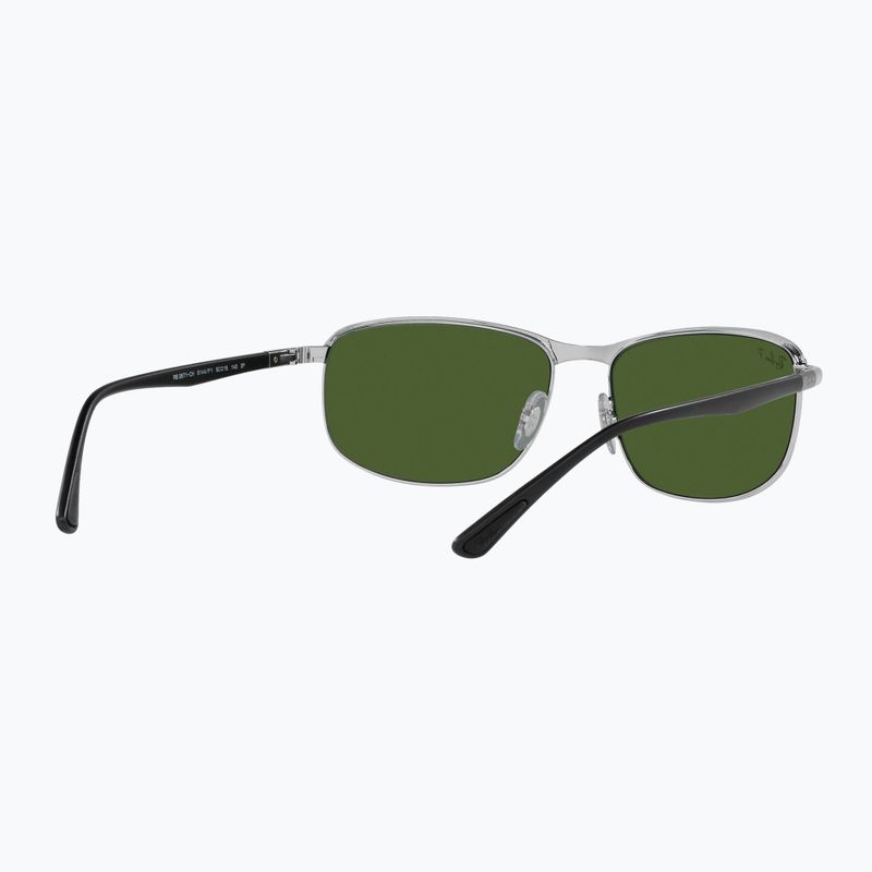 Ochelari de soare Ray-Ban Rb3671 Polarized+ Lenses black silver/dark green polarized+ 6