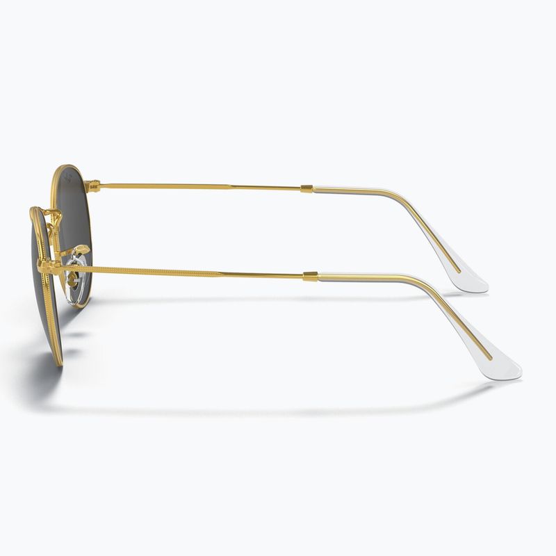 Ochelari de soare Ray-Ban Round Metal gold/black polarized 7