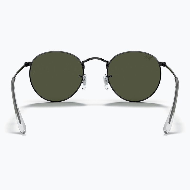 Ochelari de soare Ray-Ban Round Metal black/green g-15 5