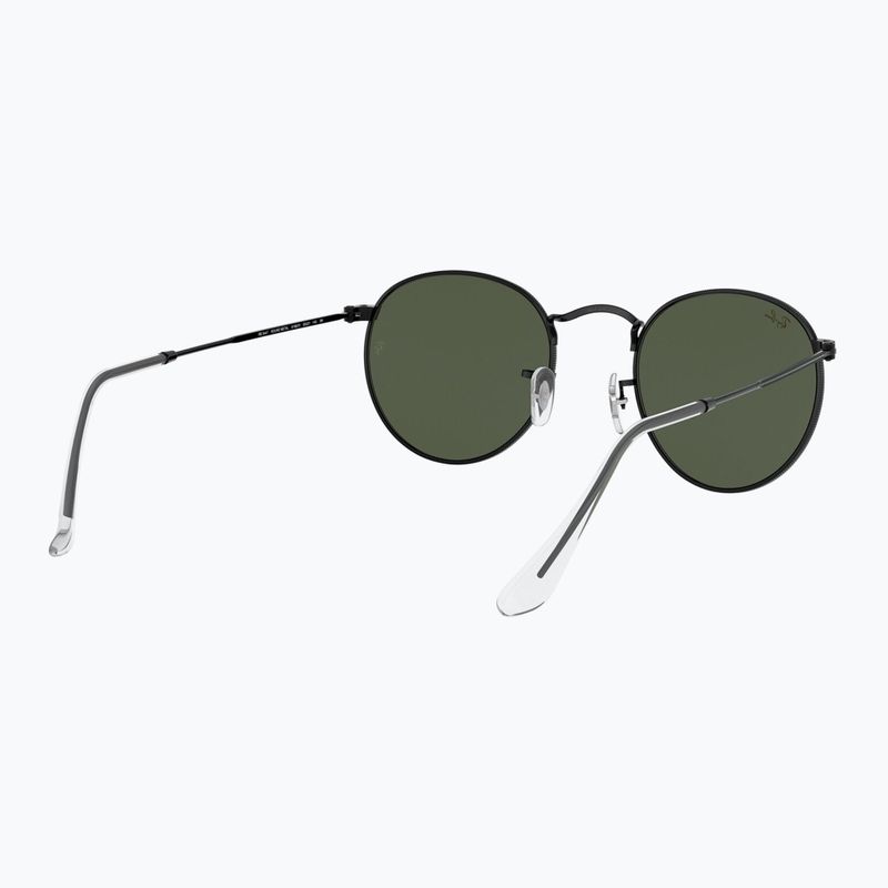 Ochelari de soare Ray-Ban Round Metal black/green g-15 6