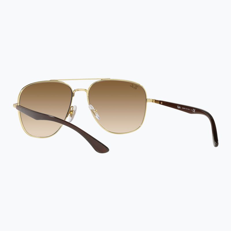 Ochelari de soare Ray-Ban RB3683 arista gold/brown 6