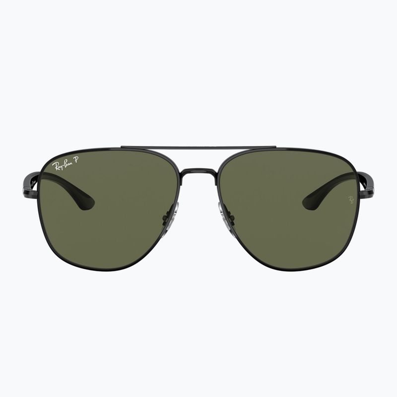 Ochelari de soare Ray-Ban RB3683 black/green g-15 polarized 2