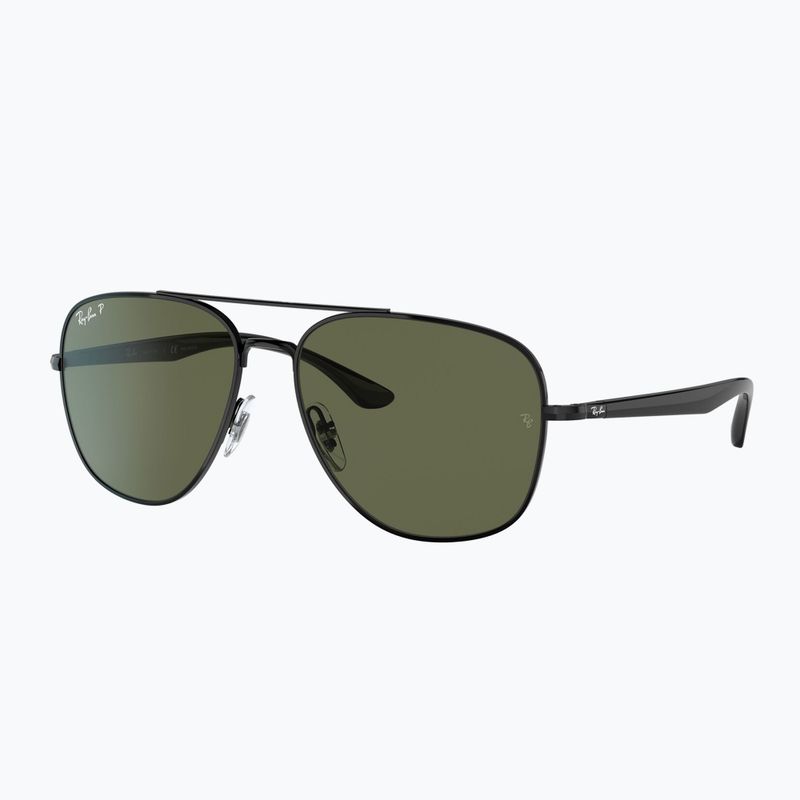 Ochelari de soare Ray-Ban RB3683 black/green g-15 polarized 4