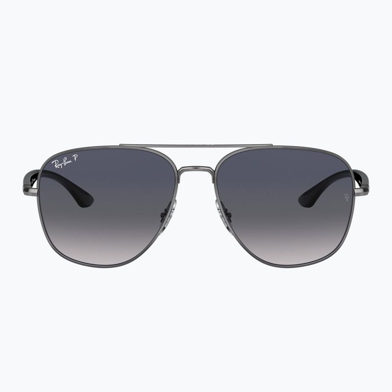 Ochelari de soare Ray-Ban RB3683 brass/blue grey polarized 2