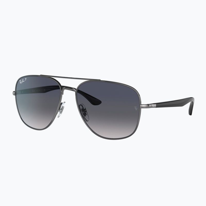 Ochelari de soare Ray-Ban RB3683 brass/blue grey polarized 4