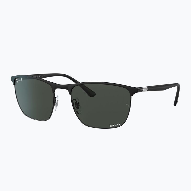 Ochelari de soare Ray-Ban RB3686 Polarized+ Lenses matte black/dark grey polarized+ 4