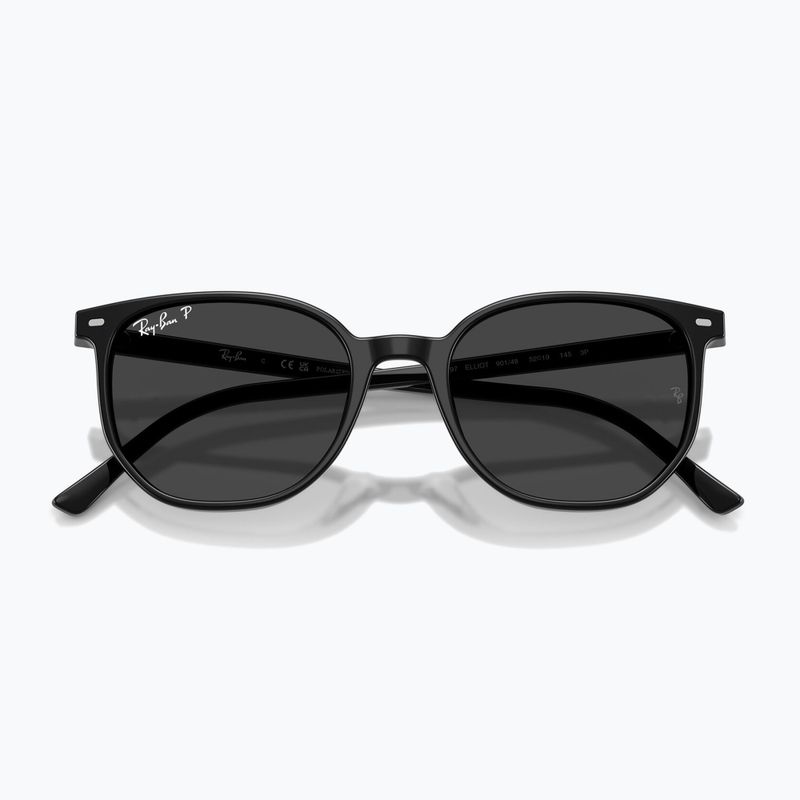 Ochelari de soare Ray-Ban Elliot black/black polarized 3