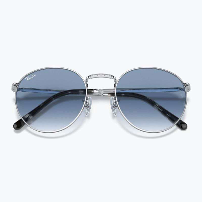 Ochelari de soare Ray-Ban New Round silver/blue 3