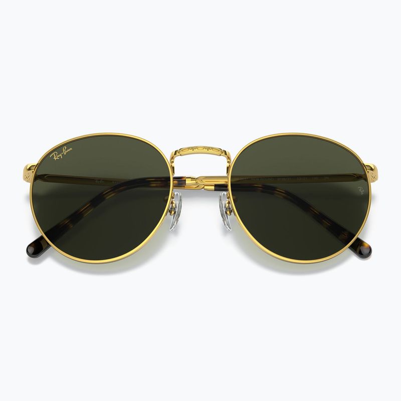 Ochelari de soare Ray-Ban New Round gold/green 3