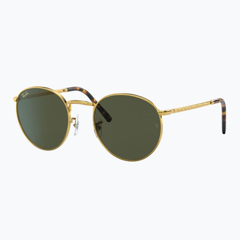 Ochelari de soare Ray-Ban New Round gold/green 4