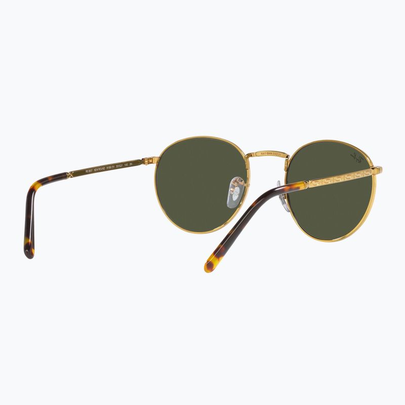 Ochelari de soare Ray-Ban New Round gold/green 6