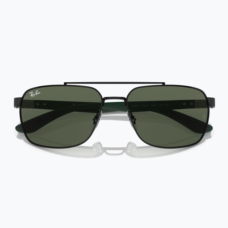 Ochelari de soare Ray-Ban RB3701 black/dark green 3