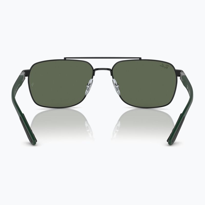 Ochelari de soare Ray-Ban RB3701 black/dark green 5