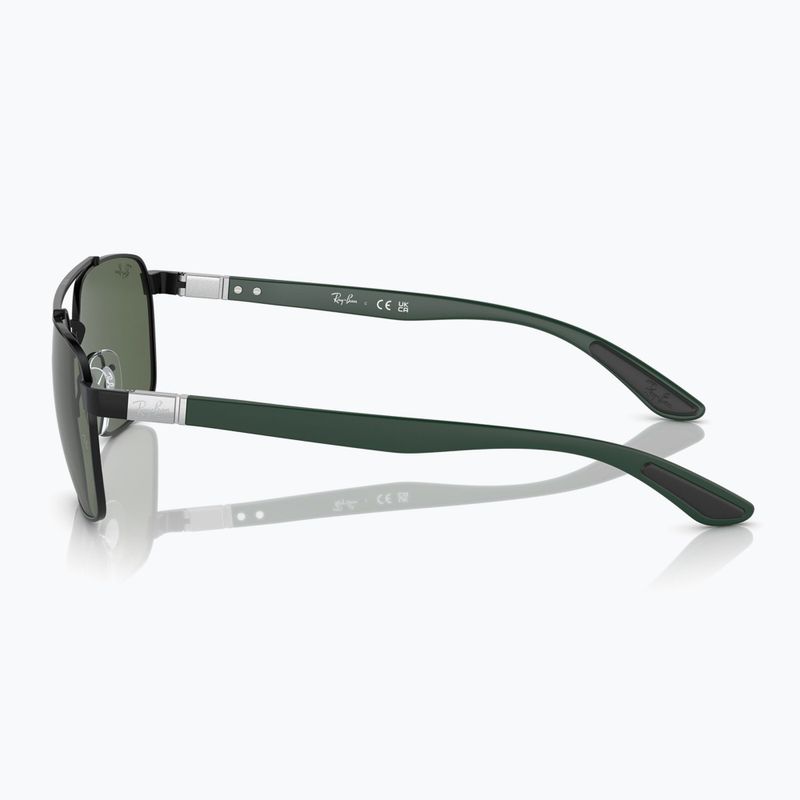 Ochelari de soare Ray-Ban RB3701 black/dark green 7