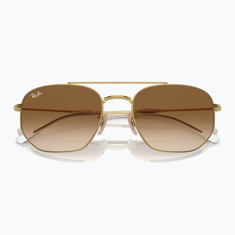 Ochelari de soare Ray-Ban RB3707 Polarized+ Lenses arista gold/brown 3