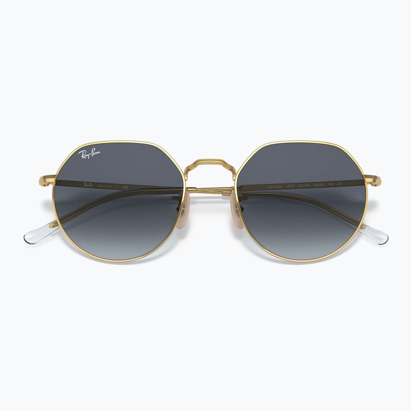 Ochelari de soare Ray-Ban Jack arista gold/blue grey 3