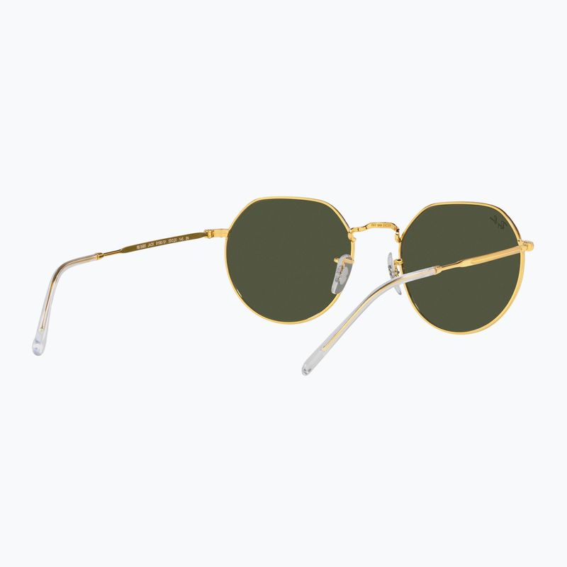 Ochelari de soare Ray-Ban Jack gold/green 6