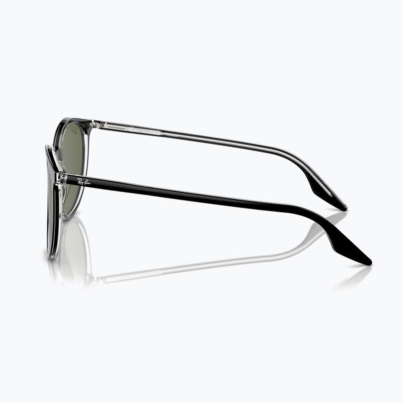 Ochelari de soare Ray-Ban RB2204 transparent black/green polarized 6