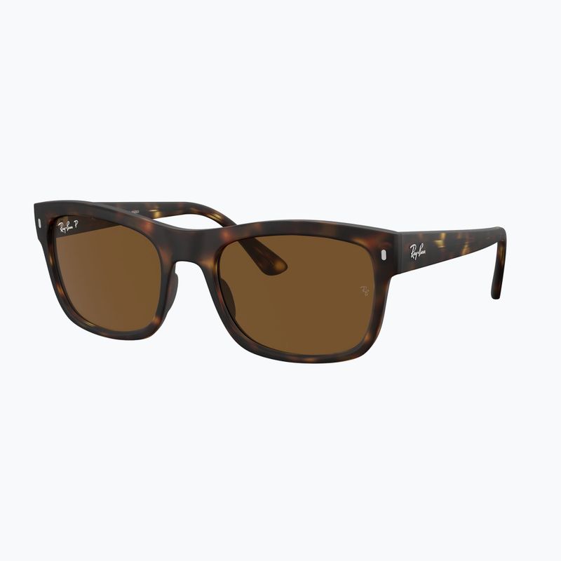 Ochelari de soare Ray-Ban RB4428 havana matte/brown polarized 4