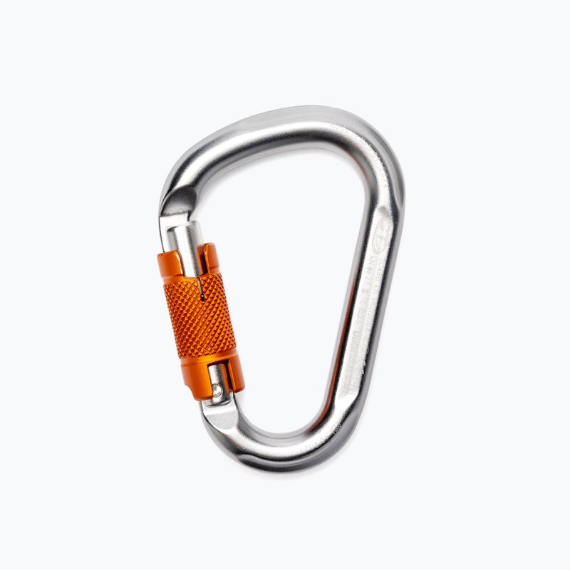Climbing Technology Hms Snappy Cf Twist Lock L4600006 argintiu-portocaliu 2C46000ZPE 2
