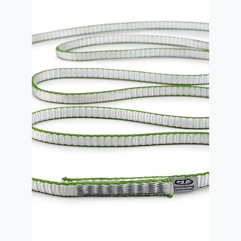 Buclă de cățărare Climbing Technology Looper Dy 120 cm white/green 2