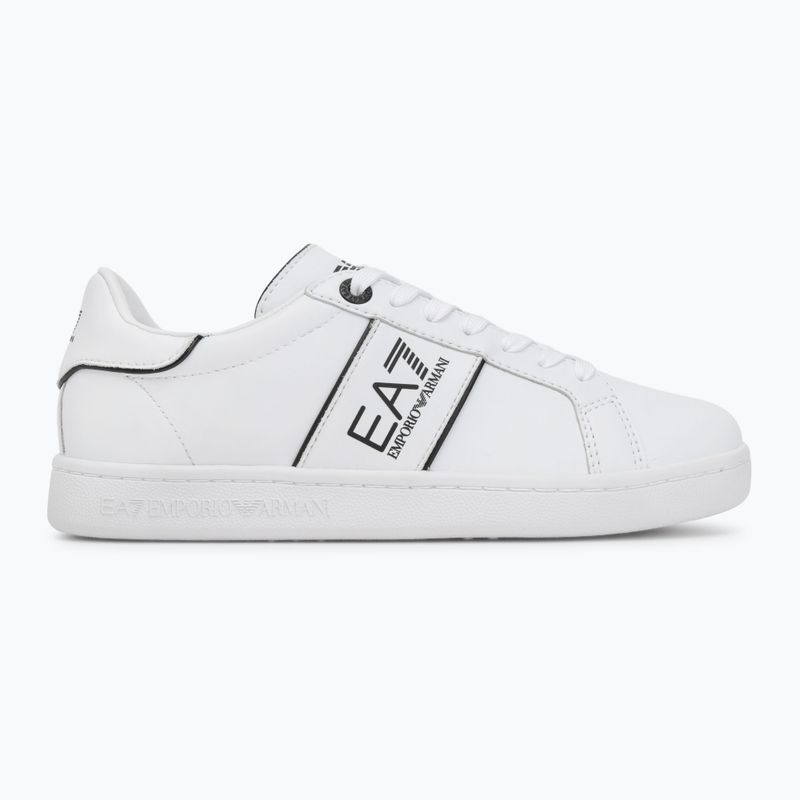 Încălțăminte EA7 Emporio Armani Classic Logo white/black 2