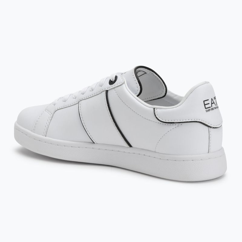 Încălțăminte EA7 Emporio Armani Classic Logo white/black 3