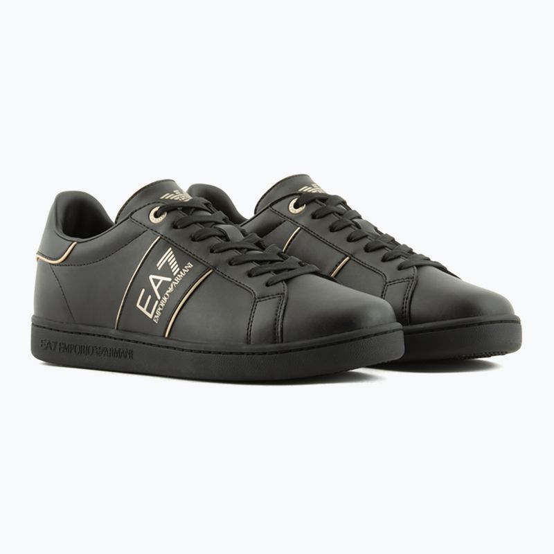 Încălțăminte EA7 Emporio Armani Classic Logo triple black/ gold 8