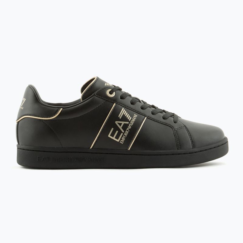 Încălțăminte EA7 Emporio Armani Classic Logo triple black/ gold 9