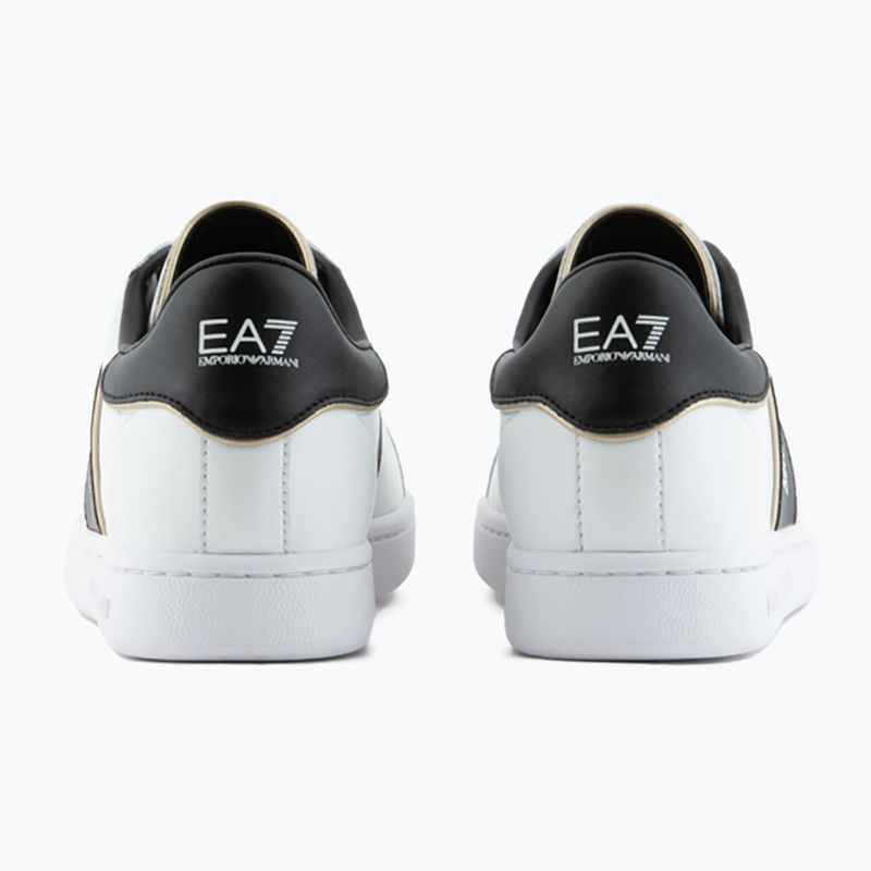 Încălțăminte EA7 Emporio Armani Classic Logo white/ black/ gold 10