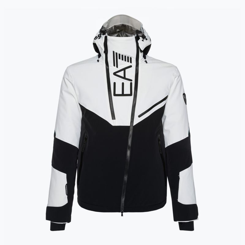 EA7 Emporio Armani jachetă de schi pentru bărbați Giubbotto 6RPG02 alb