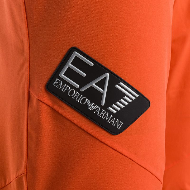 EA7 Emporio Armani pantaloni de schi pentru bărbați Pantaloni 6RPP27 portocaliu fluo 4