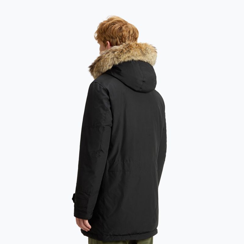 Geacă pentru bărbați Woolrich Polar High Collar Fur black 3