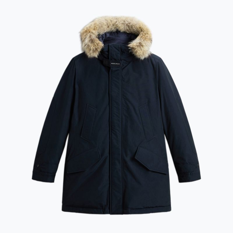 Geacă pentru bărbați Woolrich Polar High Collar Fur melton blue 5