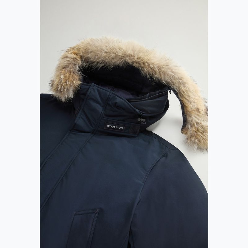 Geacă pentru bărbați Woolrich Polar High Collar Fur melton blue 8