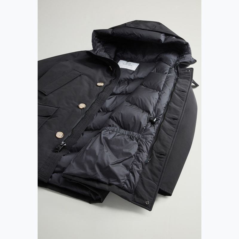 Geacă pentru bărbați Woolrich Polar High Collar black 7