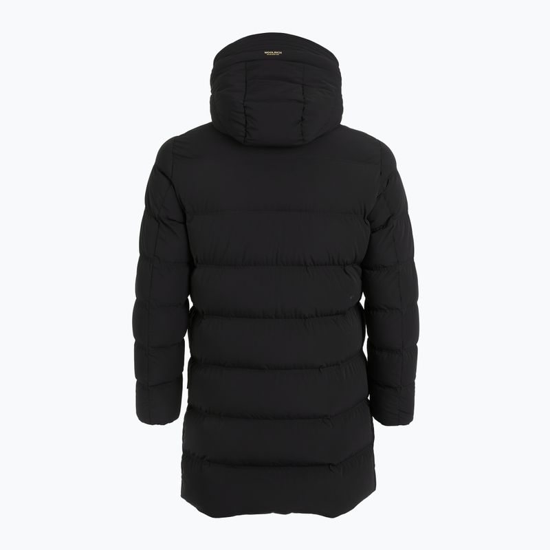 Geacă pentru bărbați Woolrich Matt Stretch Long Puffer black 7