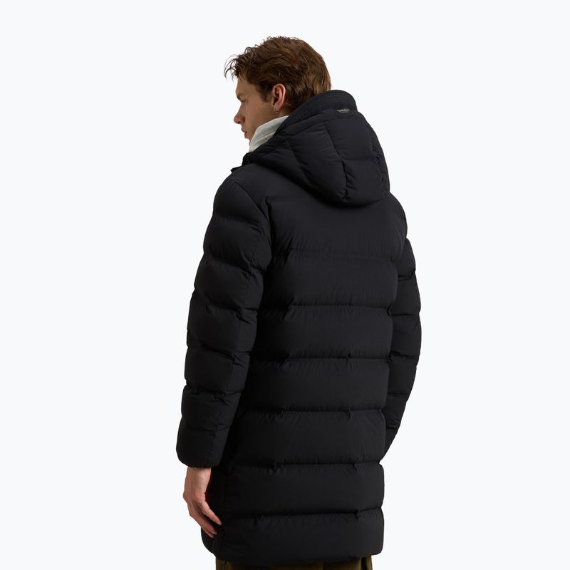 Geacă pentru bărbați Woolrich Matt Stretch Long Puffer black 3