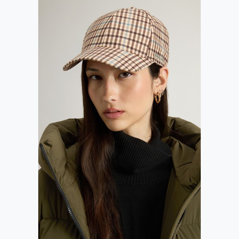Șapcă pentru femei Woolrich Check Baseball Cap beige check 4